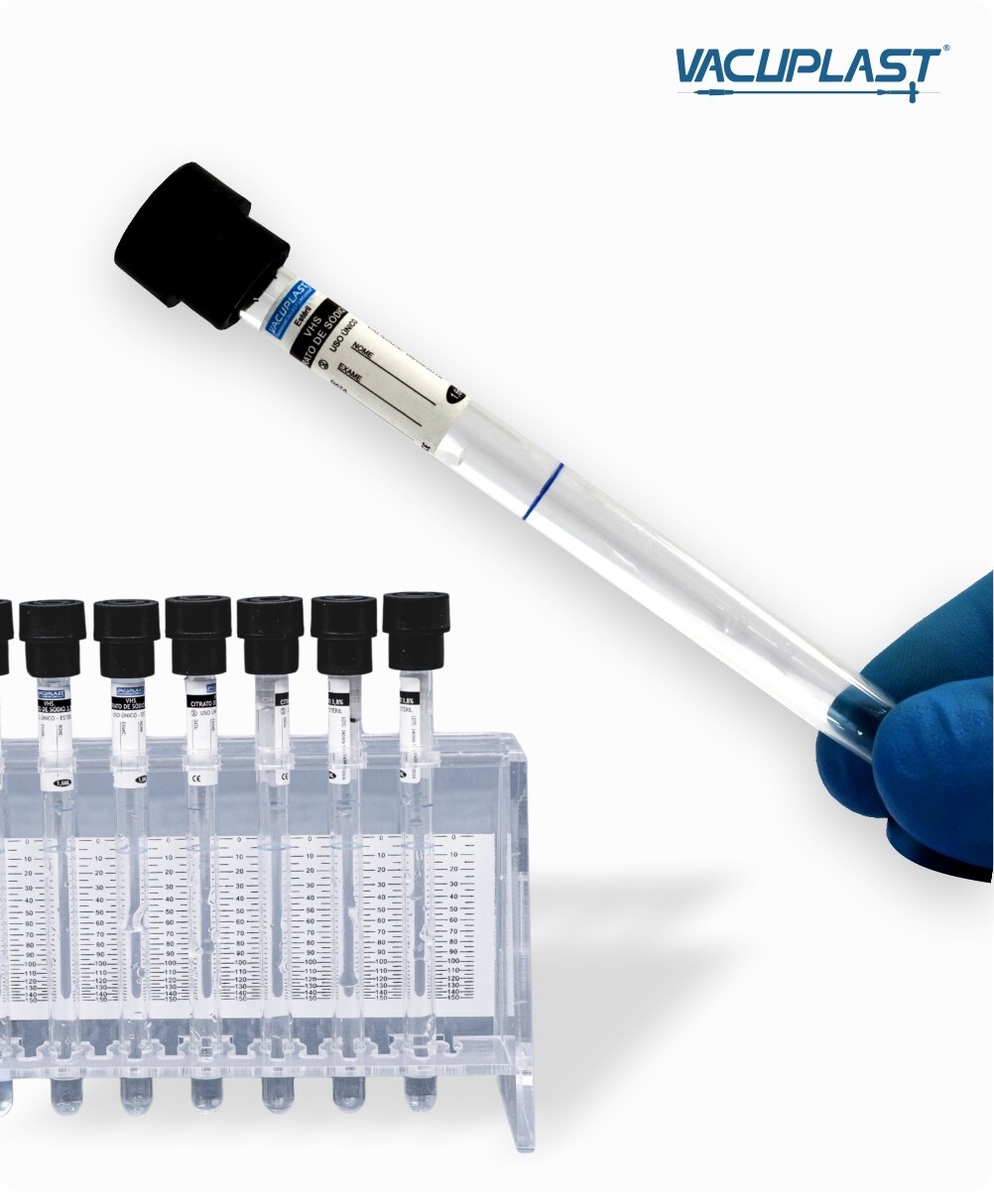 Tubo para coleta de sangue a vácuo para VHS 1,6mL